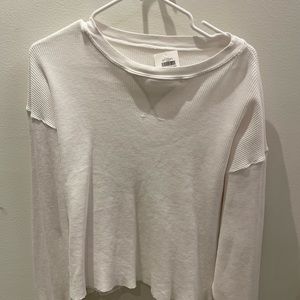 Long sleeve white top